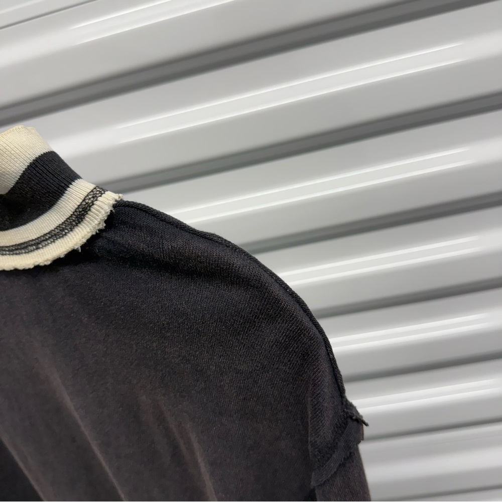We The Free Black and Cream Long Sleeve Top - Picture 5 of 7